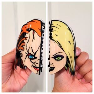 The Lovers Chucky and Tiffany Hairclip